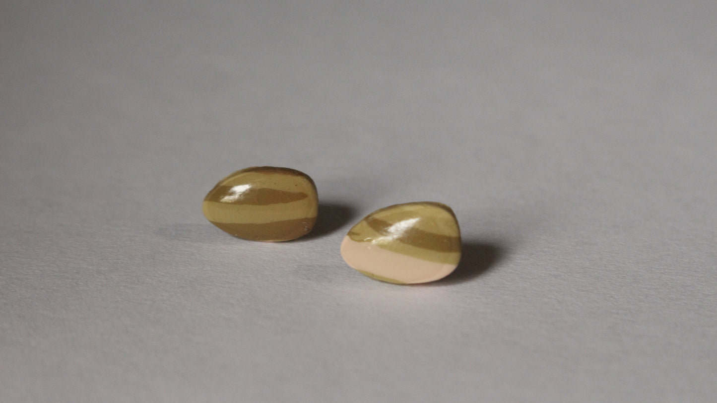 Desert Sands Teardrop Stud Earrings