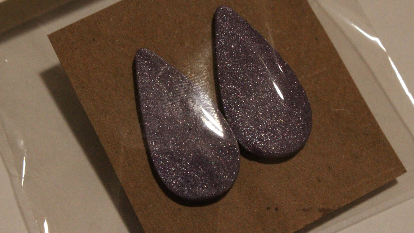 Starlit Lavender Teardrop Earrings