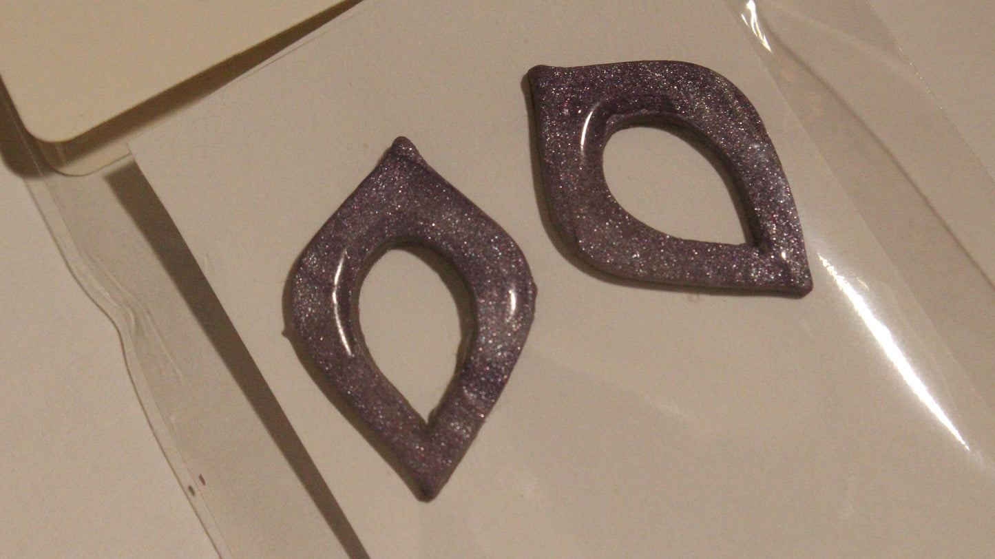 Starlit Lilac Statement Earrings