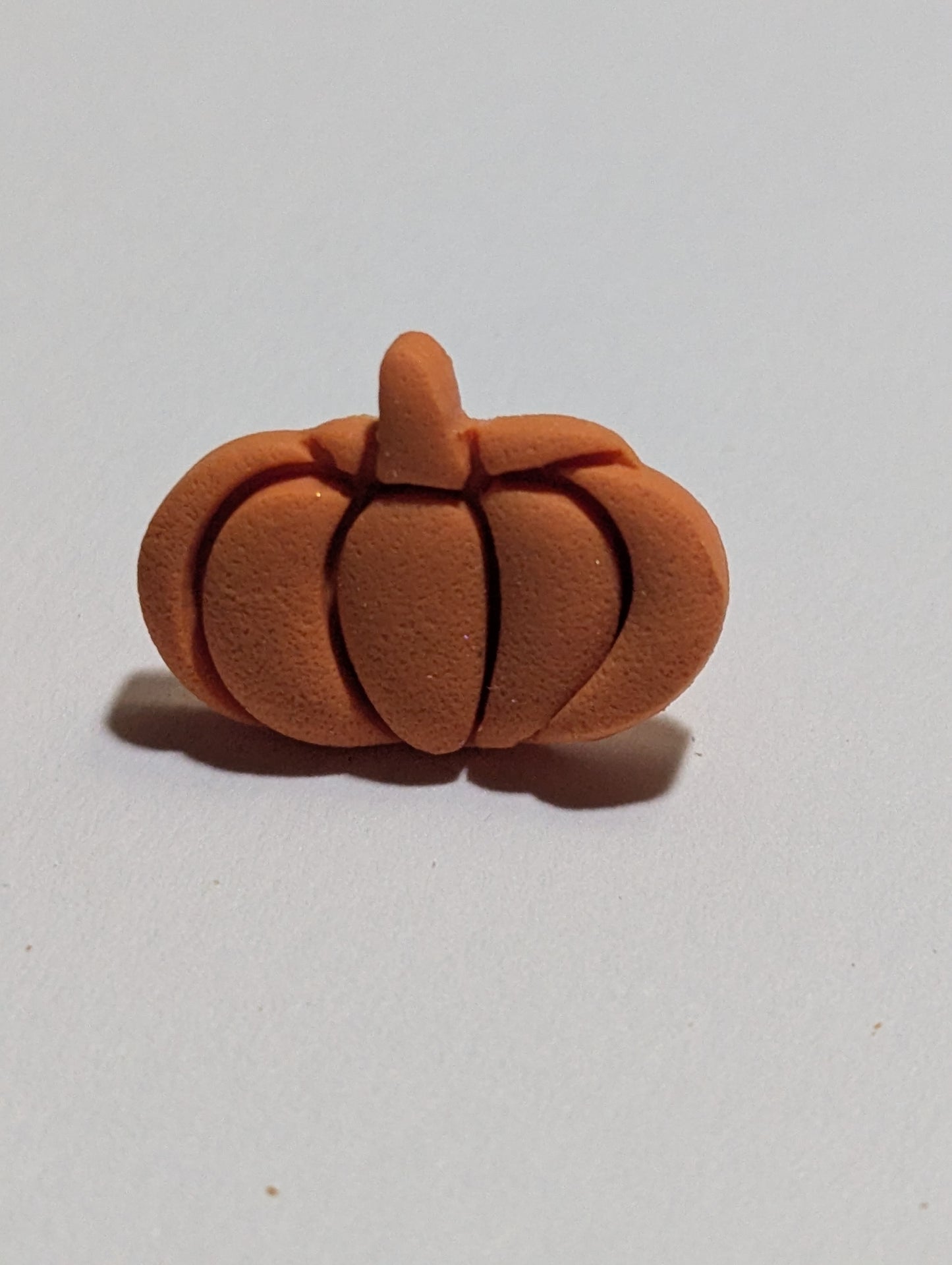 Pumpkin Spice Handmade Stud Earrings – Cute Fall Polymer Clay Jewelry, Autumn Gift