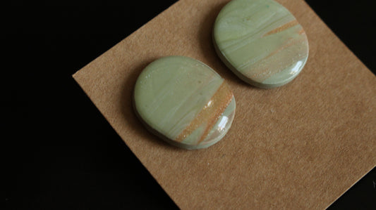 Golden Sage Dream Studs