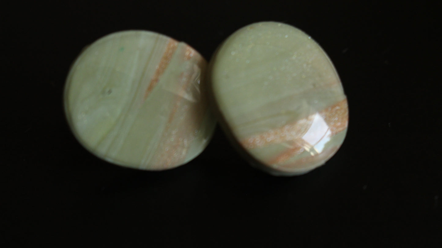 Golden Sage Dream Studs