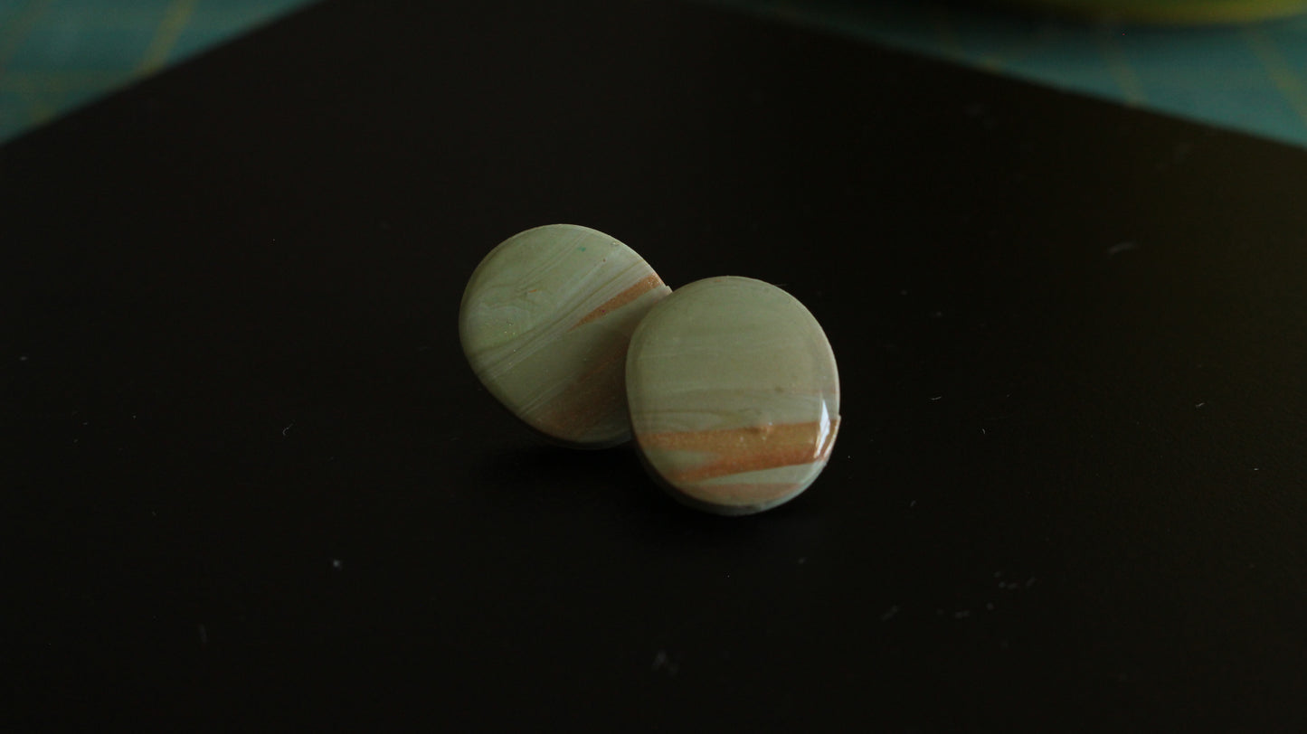 Golden Sage Dream Studs