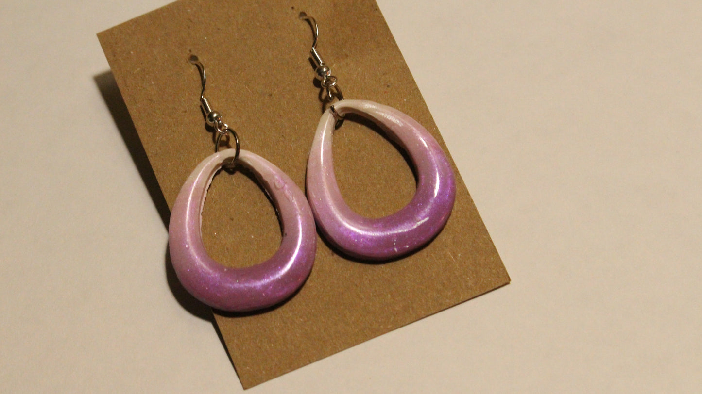 Lavender Dream Teardrop Earrings