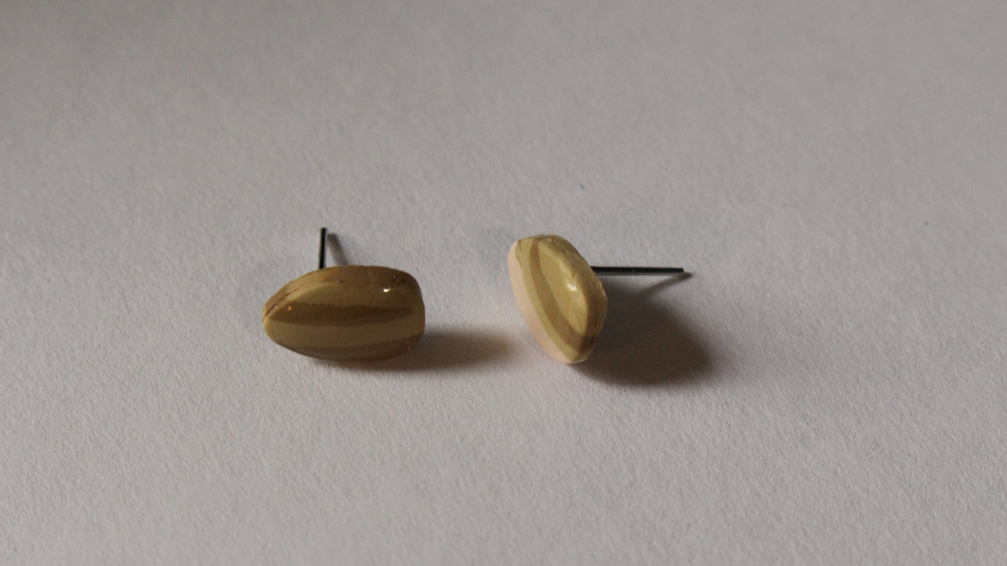 Desert Sands Teardrop Stud Earrings