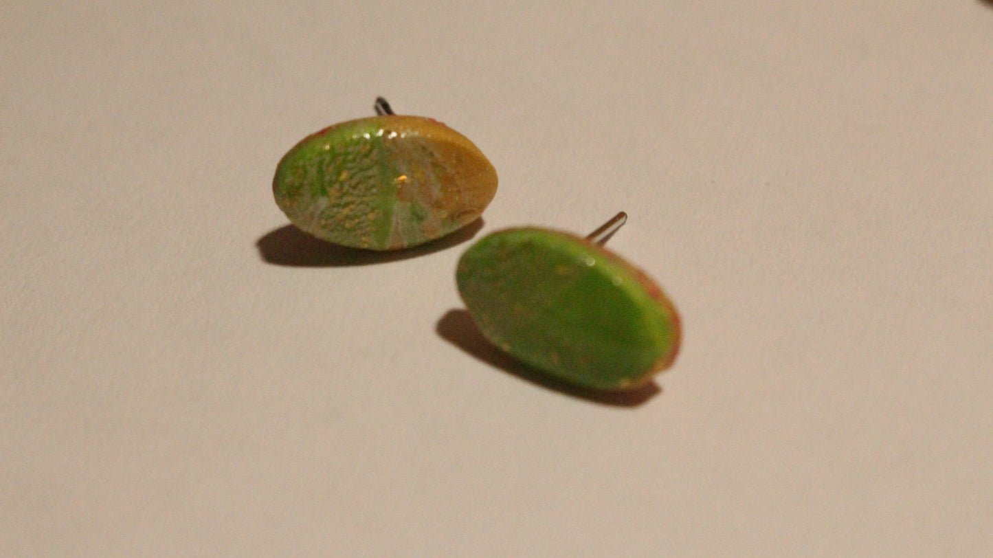Spring Meadow Oval Studs