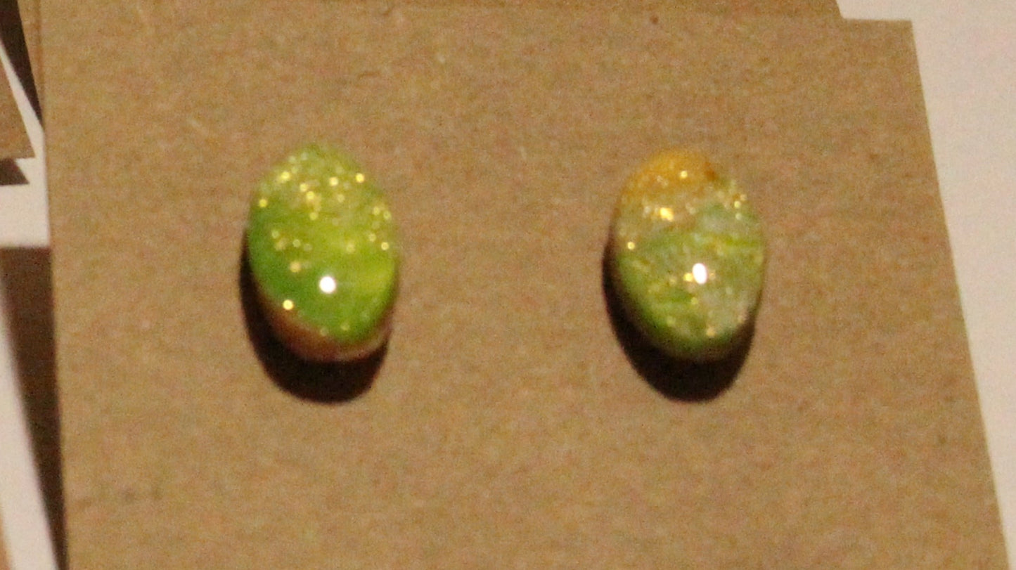 Spring Meadow Oval Studs