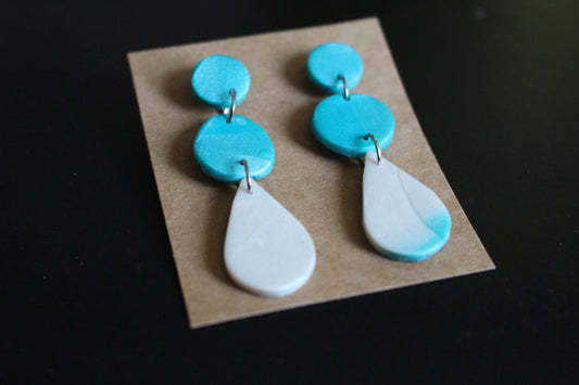 Aqua Dream Drop Earrings