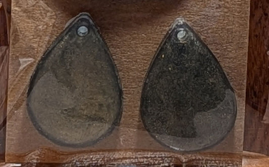 Midnight Mist Teardrop Earrings