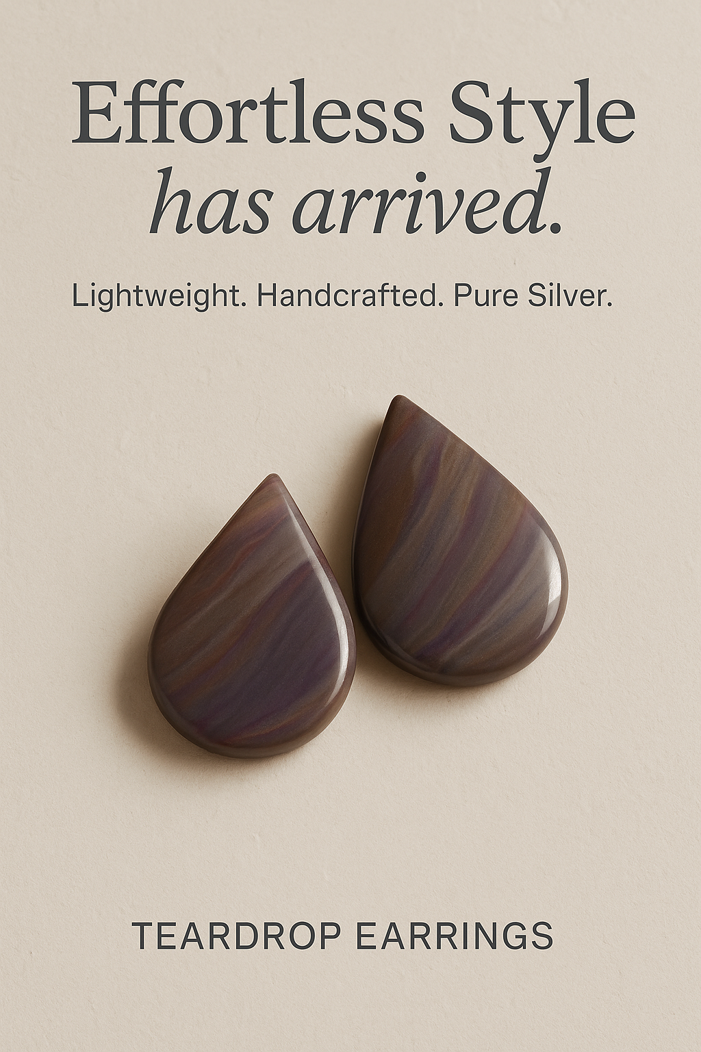 Bronze Tear Drop Earrings